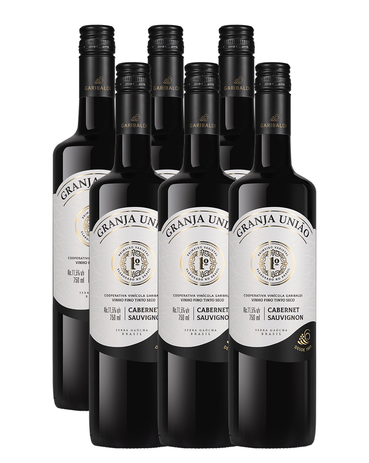 GRANJA UNIÃO CABERNET SAUVIGNON  TINTO SECO KIT 6