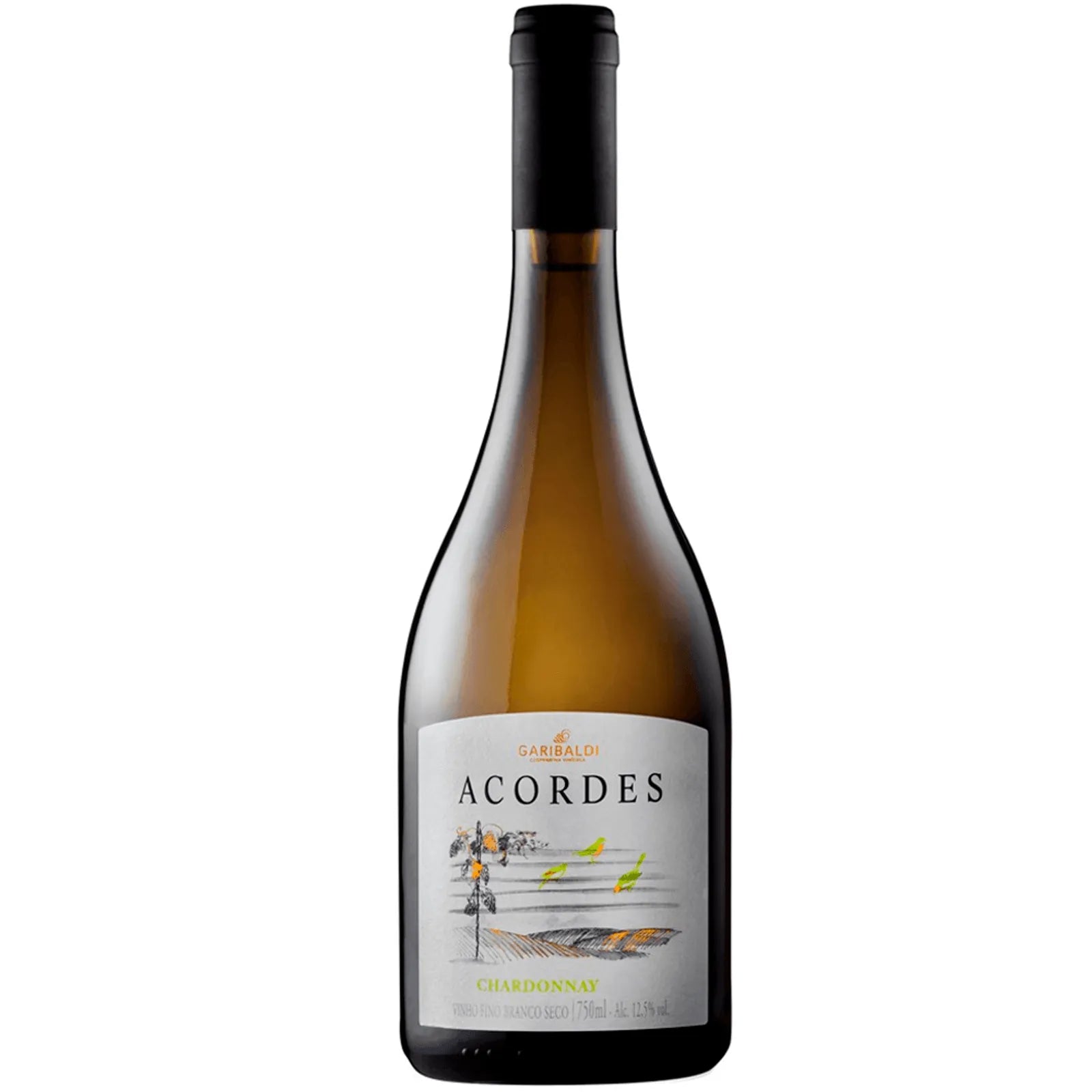 VINHO GARIBALDI ACORDES BRANCO SECO CHARDONNAY 750ML