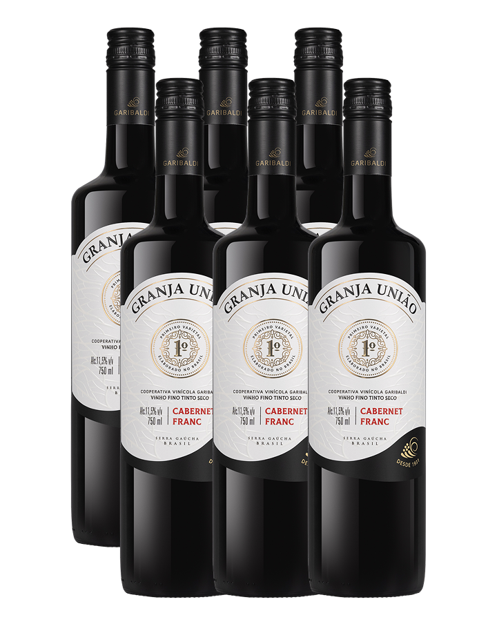 GRANJA UNIÃO CABERNET FRANC  TINTO SECO KIT 6
