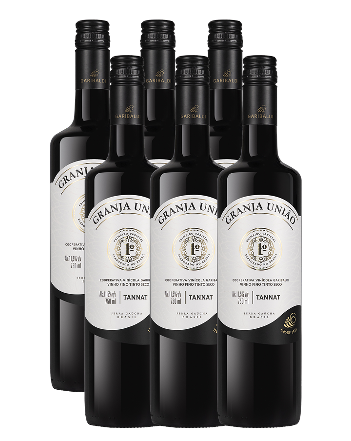 GRANJA UNIÃO TANNAT   TINTO SECO KIT 6