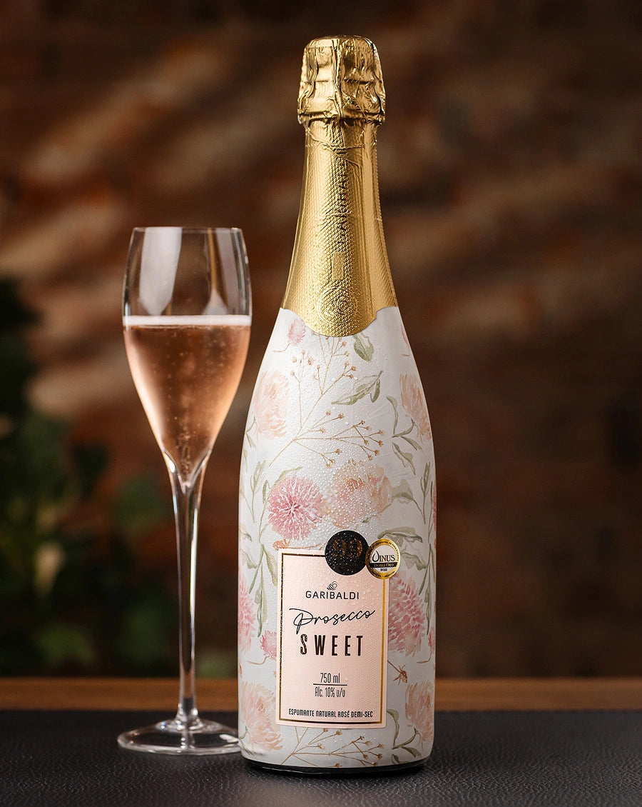 ESPUMANTE GARIBALDI PROSECCO ROSÉ SWEET - Demi-sec